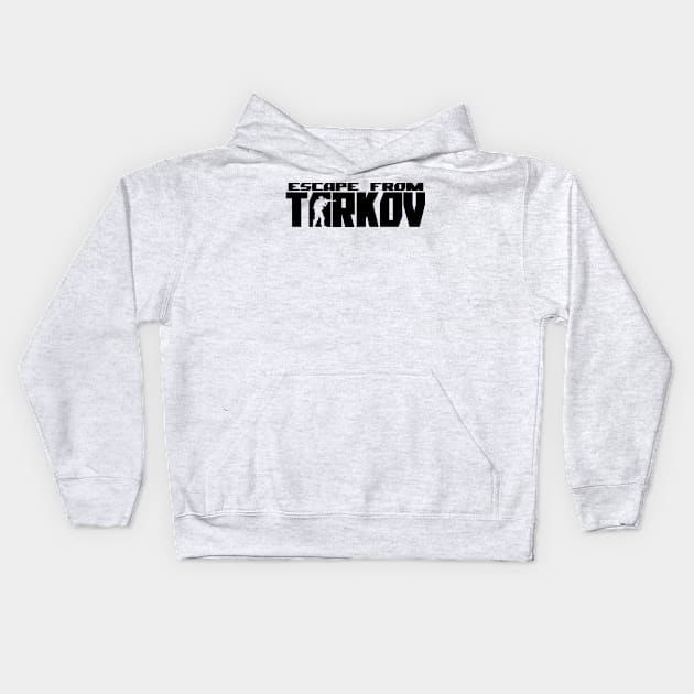 escape from tarkov (black) Kids Hoodie by Brianconnor